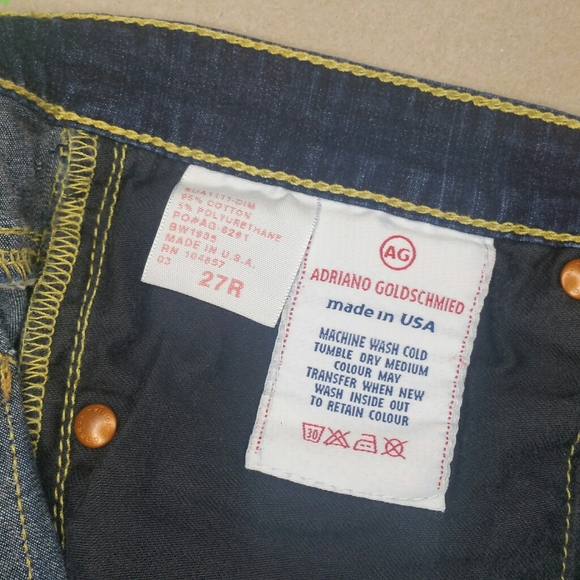 AG Adriano Goldschmied The Pixie Jeans 27R - Picture 7 of 9